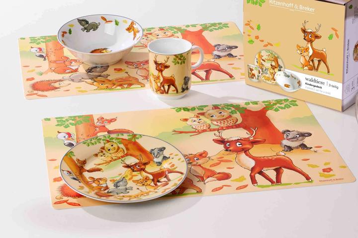 Actual product image Ritzenhoff & Breker Children's Tableware & Cutlery Forest Animals