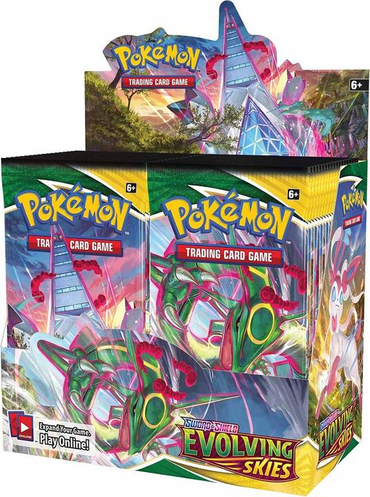Actual product image Pokémon Evolving Skies (English, Booster display)