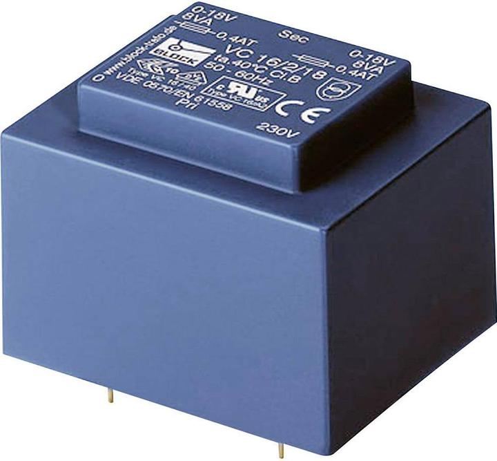 Produktbild Block Transformator PCB 16VA 2x18V