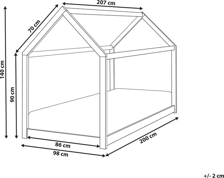 Actual product image Beliani Tosse (90 x 200 cm)