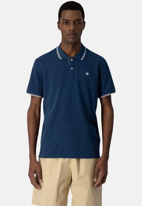 Champion Shirt Kurzarm Poloshirt mit Kragen und Knopfleiste in Regular-fit