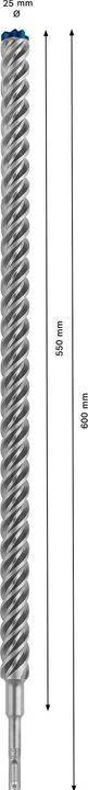Productafbeelding Bosch Professional Zubehör Expert SDS plus-7X hamerboor, 25 x 550 x 600 mm (25 mm)