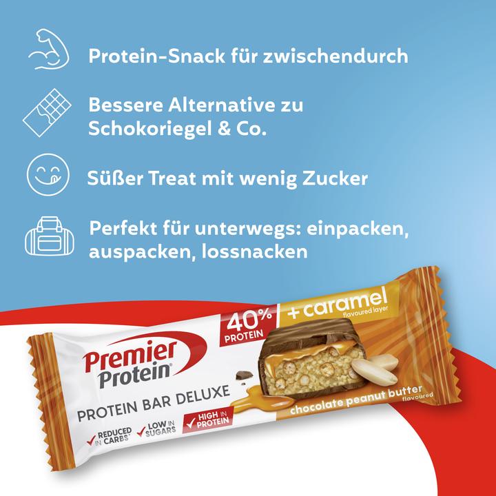 Actual product image Premier Protein Protein Bar Deluxe (Peanut Butter, 12 pcs., 600 g)