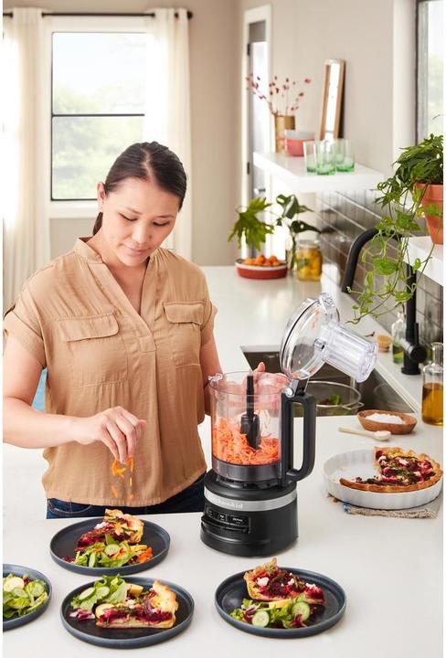Produktbild KitchenAid 5KFP0921EBM Mat Zwart (2100 ml, 250 W)