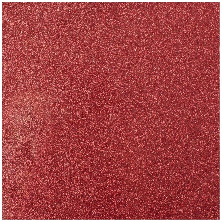 Actual product image Cricut Iron-on film Smart Glitter 33 x 91 cm, 1 piece, Red
