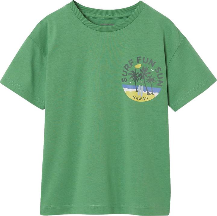 Image du produit Vertbaudet Jungen T-Shirt mit Print an der Brust und Recycling-Baumwolle (128)