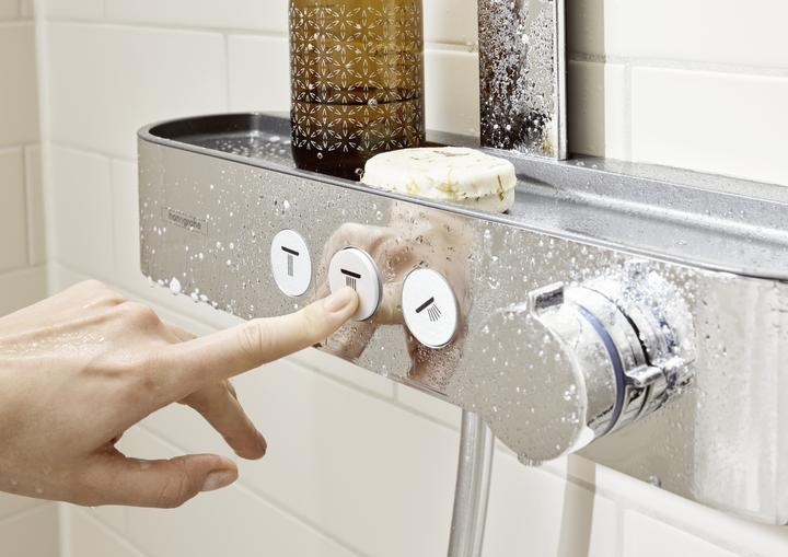 Produktbild hansgrohe Showerpipe 260 2jet mit ShowerTablet Select 400 : Farbe - Chrom