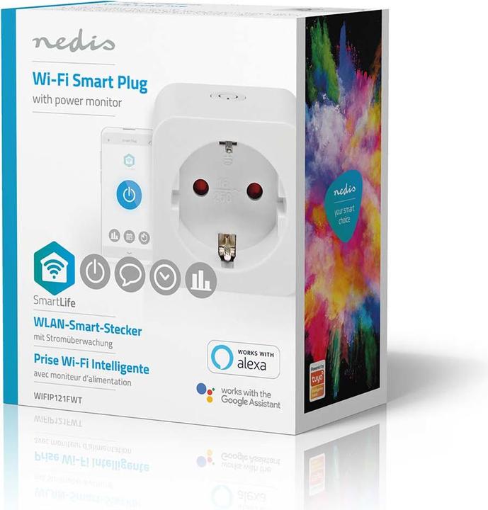 Image du produit Nedis Smartlife Smart Plug| WLAN| Power Meter| 3680 W| Type F CEE 7/3| -10