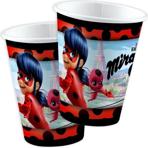 Image du produit Amscan 8 gobelets Miraculous (8 x)