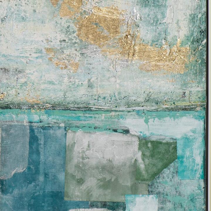 Produktbild Alldecor Bild Abstrakt in und Blau (82.5 x 122 cm)