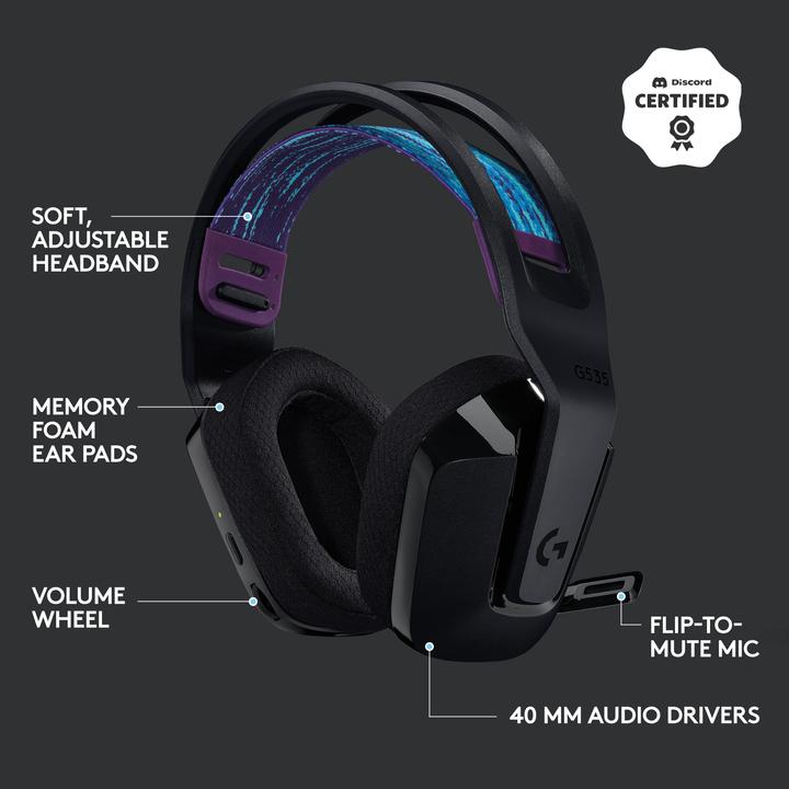 Image du produit Logitech G G535 Lightspeed (Sans fil)