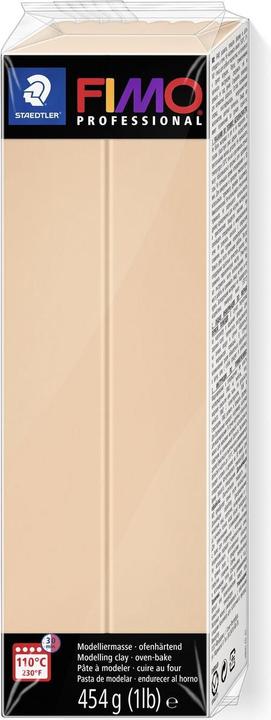 Fimo PROFESSIONAL modelling clay, oven-hardening, cameo, 454 g