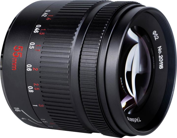 Produktbild 7artisans 55 mm f/16 - 1.4 Mark II, Micro Four Thirds (Micro Four Thirds, APS-C / DX)