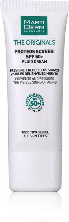 Actual product image Martiderm PROTEOS SCREEN SPF50 40 ML (Sun cream face, SPF 50, 40 ml, 40 g)