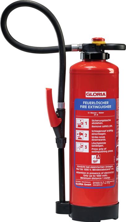 Actual product image Gloria Water fire extinguisher WKL 6 PRO (A)