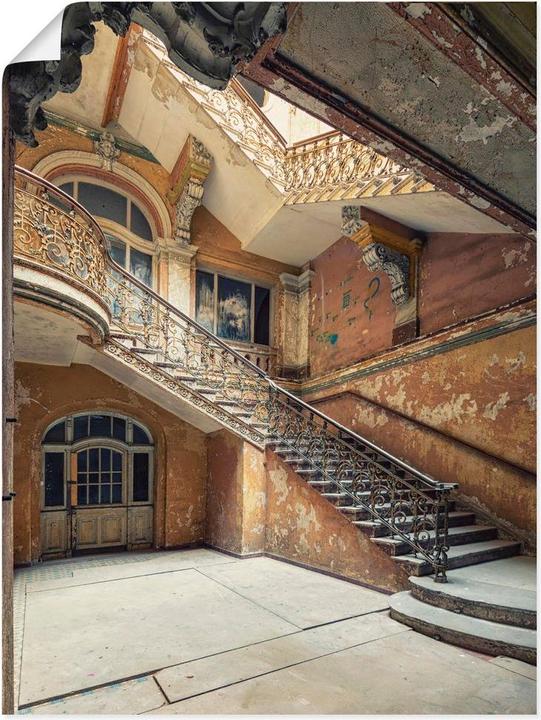 Produktbild Artland Lost Places Verlassene Orte Treppenhaus U4YC (60 x 80 cm)