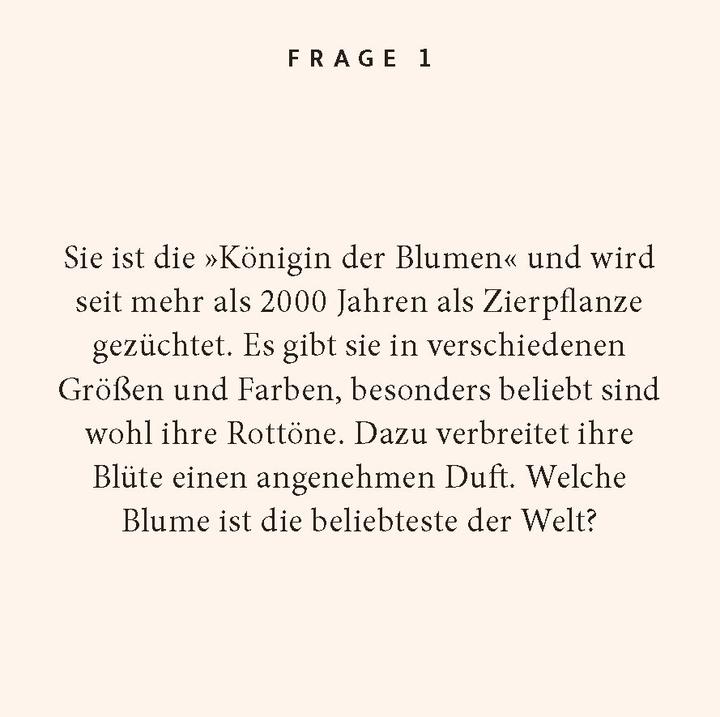 Produktbild Blumen-Quiz (Deutsch)