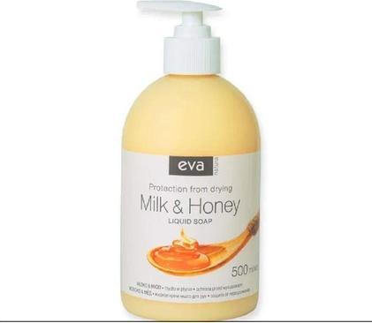 Eva Natura Cremige Flüssigseife 500ml Milch und Honig (Flüssigseife, 500 ml)