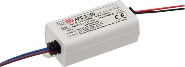 Immagine prodotto MeanWell LED DRIVER - CORRENTE COSTANTE - 1 USCITA - 700 mA - 7,7 W