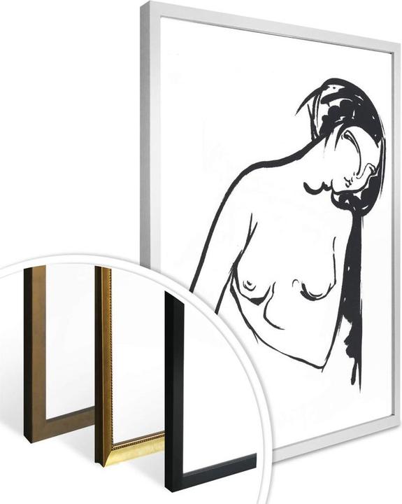 Produktbild Trenddeko Jonas - Die nackte Frau (24 x 30 cm)
