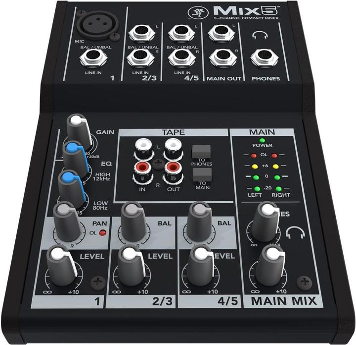 Actual product image Mackie Mix5 (Studio- and Livemixer)