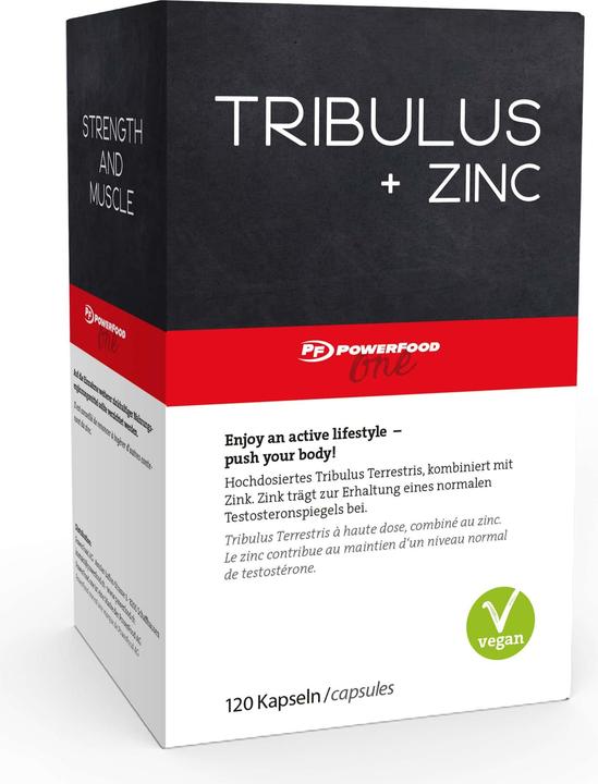 Produktbild PowerFood One Tribulus + Zinc (120 Stück, Kapseln, 50 g)
