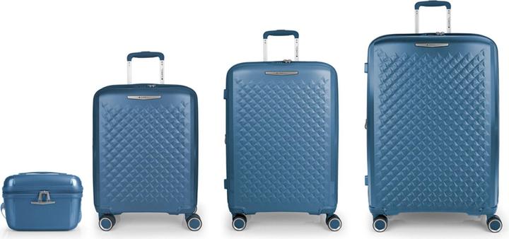 Gabol Queens 4 Rollen Kofferset 4-teilig mit Dehnfalte (236 l, XL (ab 115l))