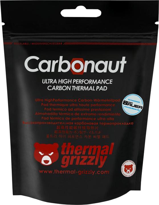 Immagine prodotto Thermal Grizzly Tampone termico in cartoncino - 51 × 68 × 0,2 mm (0.20 mm, 62.50 W/m K)