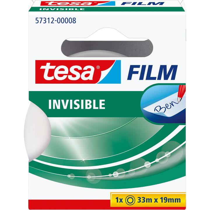 Actual product image tesa 1x tesafilm INVISIBLE, matt invisible, ageing-resistant and tear-proof (19 mm)