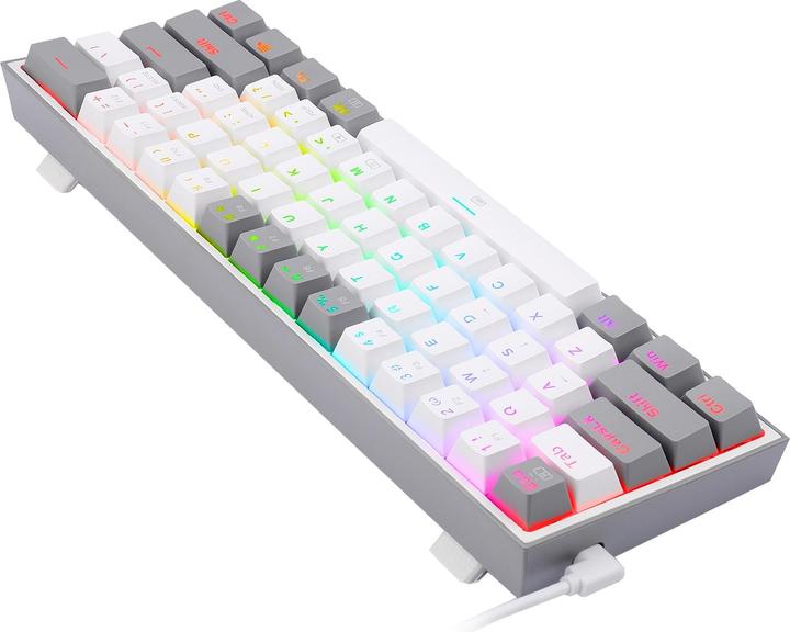 Image du produit Redragon K617 Fizz RGB blanc/gris (US, Filaire)