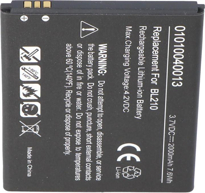 Actual product image Lenovo Akku BL210