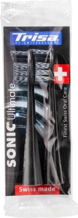 Trisa Ersatzbürstenset Sonic Ultimate Black 2 Stück (2 x)