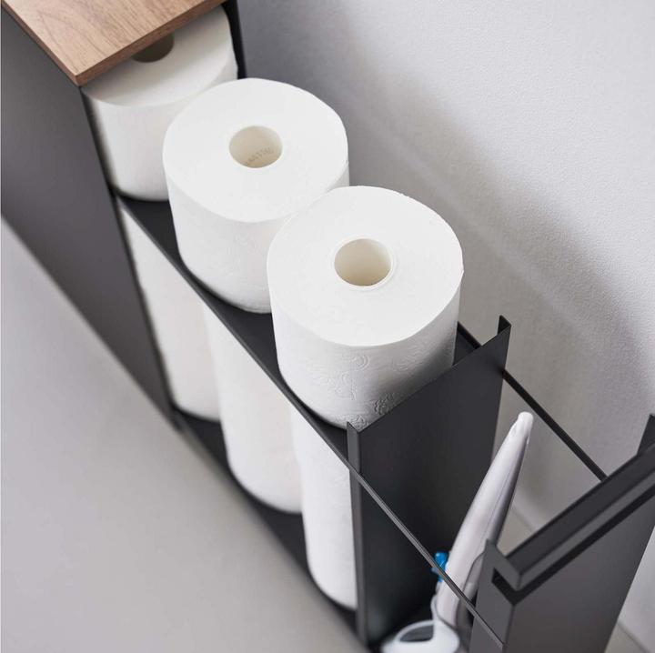 Productafbeelding Yamazaki Uittrekplank met houten plank TOWER (140 x 56 x 55 cm)