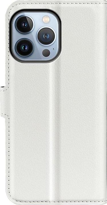 Produktbild Cover-Discount iPhone 14 Pro - Leder Etui Hülle weiss (Apple iPhone 14 Pro)