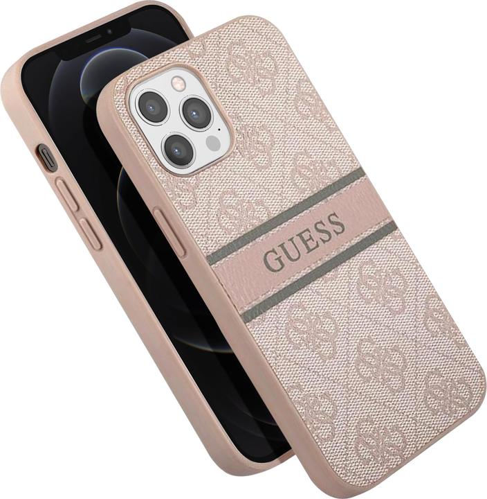 Actual product image Guess Hard Cover 4G Printed Stripe (Apple iPhone 12 Pro Max)