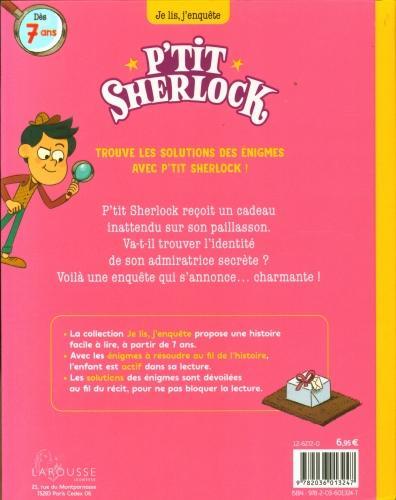 Actual product image Larousse jeunesse L'amoureuse mystère. P'tit Sherlock (French, Prévot Pascal, 2022)