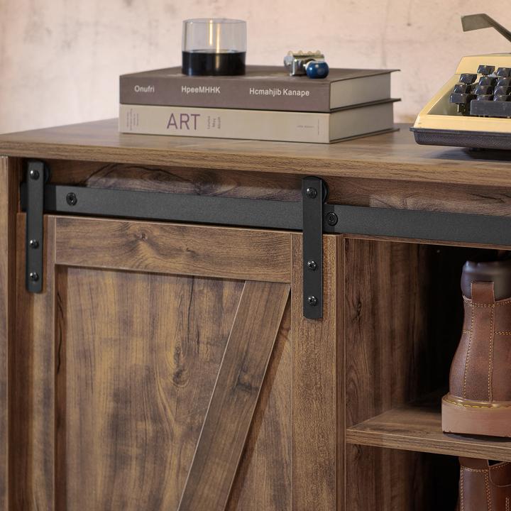 Produktbild SoBuy Sideboard mit Schiebetür (80 x 92 x 35 cm)