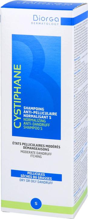 Actual product image Cystiphane Anti-Dandruff Shampoo S regulating (200 ml, Liquid shampoo)
