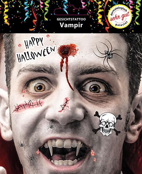 Image du produit Sombo Tatouage du visage vampire