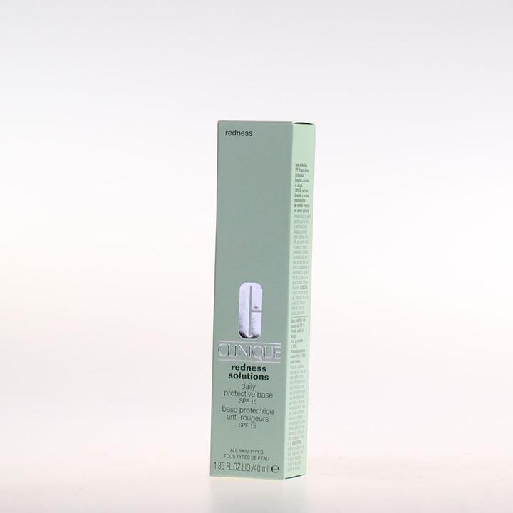 Actual product image Clinique Redness Solutions Daily Protective Base SPF 15 (Suntan cream, SPF 15, 40 ml)
