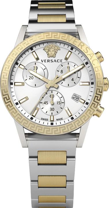 Versace VEKB00622 Sport Tech Lady Chronograph Damenuhr 40mm 5ATM (Chronograph, 40 mm)