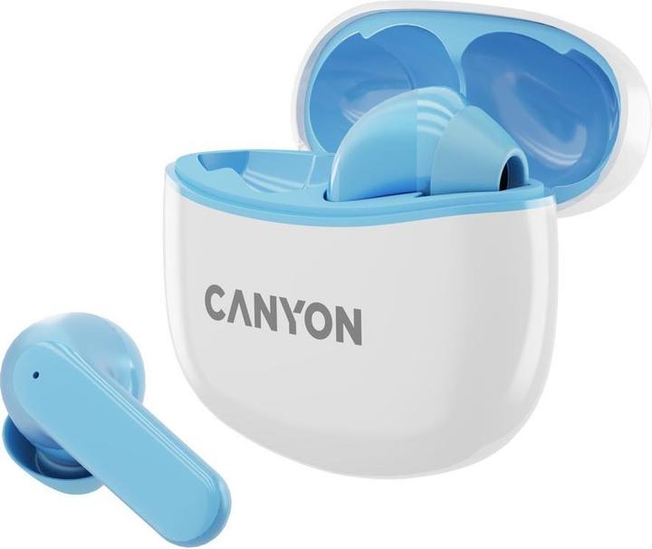 Image du produit Canyon TWS-5, Écouteurs Bluetooth véritablement sans fil, charge USB-C, station de charge dans la (Filaire)