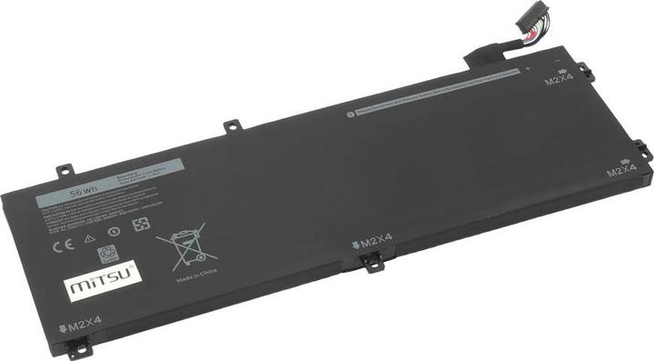 Produktbild Mitsu Bateria Bateria do Dell XPS 15 9550 - RRCGW 4910 mAh (56 Wh) 11.4 Volt (3 Zellen, 4900 mAh)