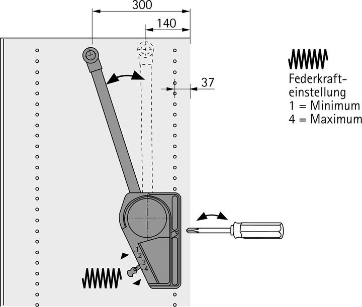 Productafbeelding Hettich Duo Lift 18 (1 Pcs.)