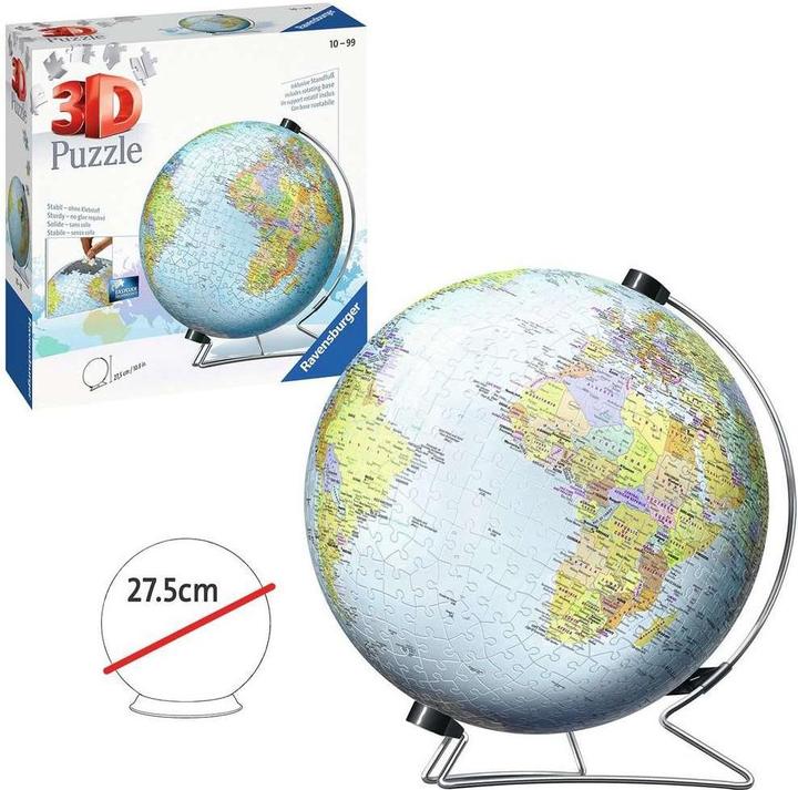 Produktbild Ravensburger 3D-Kugel-Erde 540st. (540 Teile)