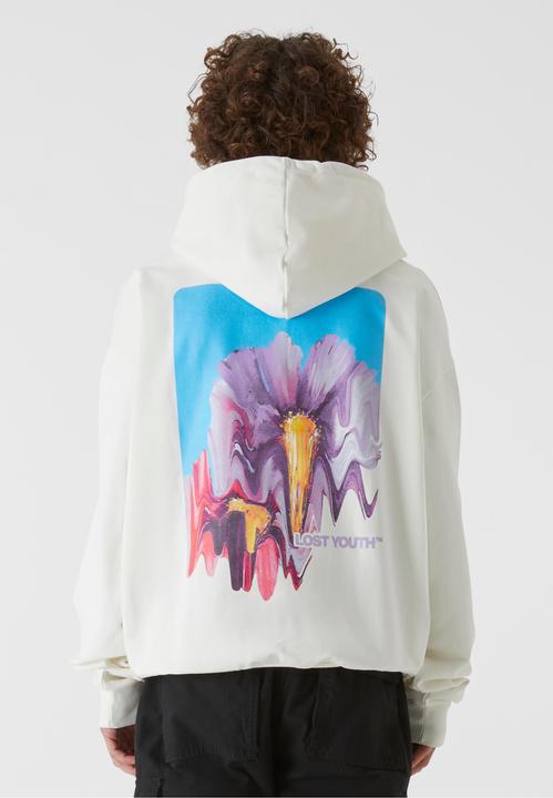 Immagine prodotto Lost Youth FELPA CON CAPPUCCIO - FIORI SFOCATI - 159767 (XXL)