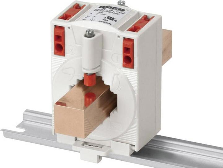 Produktbild Wago 855-301/075-201 Stromwandler Primärstrom:75 A Sekundärstrom:1 A Leiterdurchführung Ø:26 mm