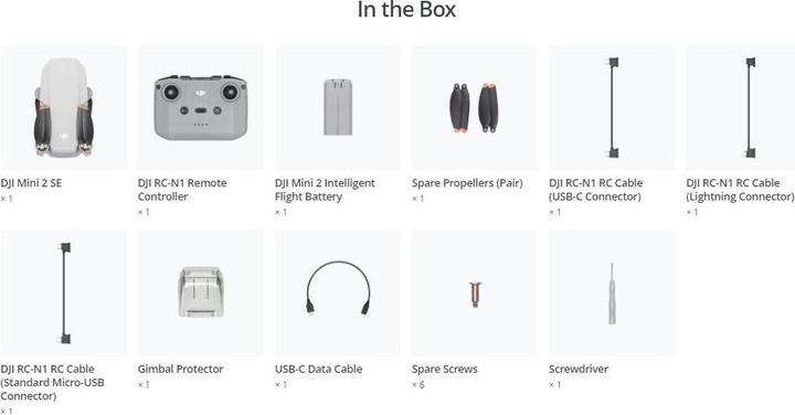 Immagine prodotto DJI Mini 2 SE (31 min, 246 g, 12 Mpx)