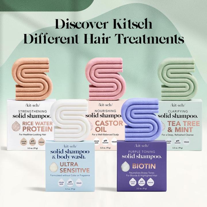 Actual product image Kitsch Rosemary and biotin (Solid shampoo)