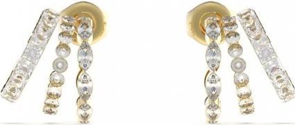 Guess Women Ìs gold-plated earrings Crazy Earrings JUBE03307JWYGT/U (Edelstahl)